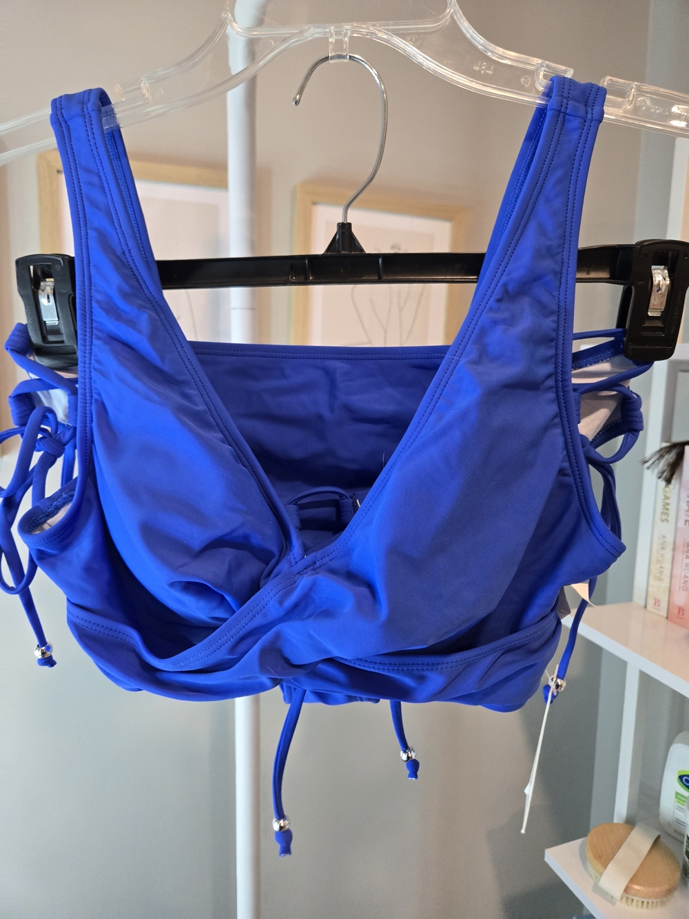 ☀️👙⛱️ NWT Cupshe Royal Blue Strappy Bikini Top